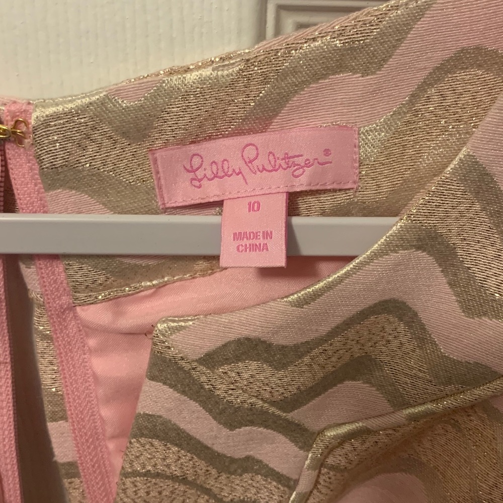 Lilly Pulitzer Adelia dress in Wingman Jacquard